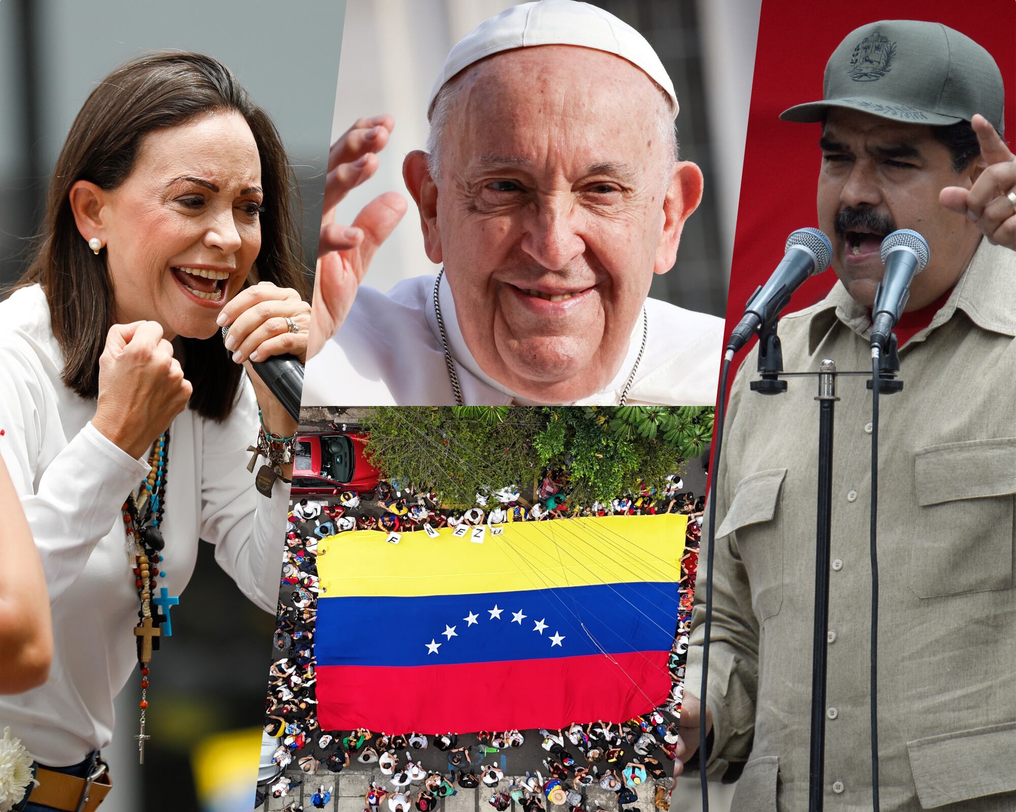 El sumo pontífice dijo que la crisis solo podrá ser superada con “la adhesión sincera a los valores de la verdad, de la justicia y de la libertad”.
(Foto: Caracol Radio / Getty)