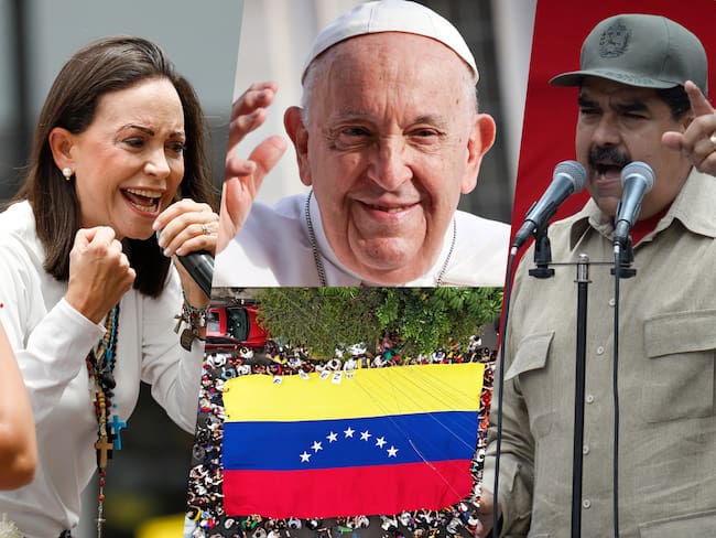 El sumo pontífice dijo que la crisis solo podrá ser superada con “la adhesión sincera a los valores de la verdad, de la justicia y de la libertad”.
(Foto: Caracol Radio / Getty)