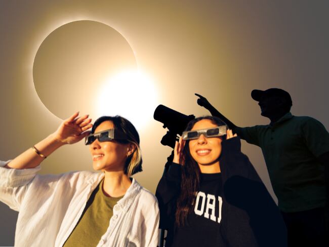 Eclipse Solar, imágenes de referencia (Getty Images).