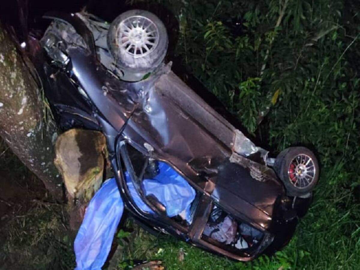 Accidente deja dos fallecidos y un herido en la vía Panamericana