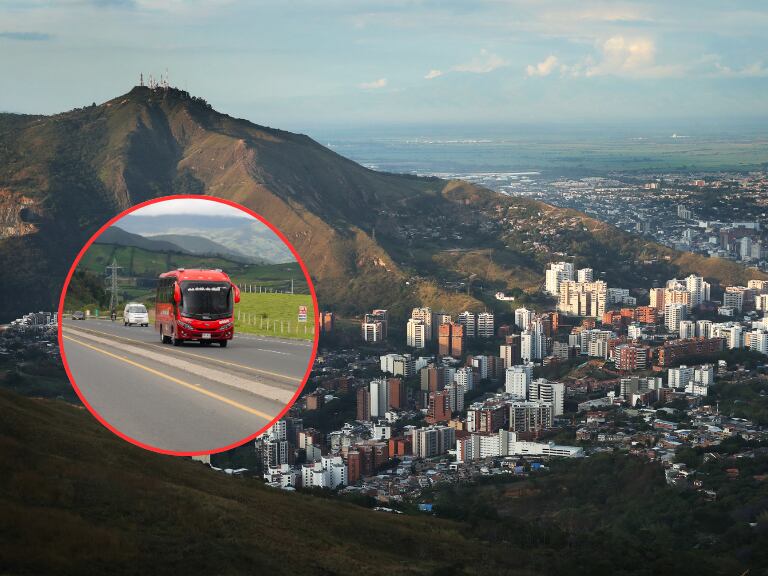 Panorámica de la ciudad de Cali / Bus intermunicipal (Getty Images)