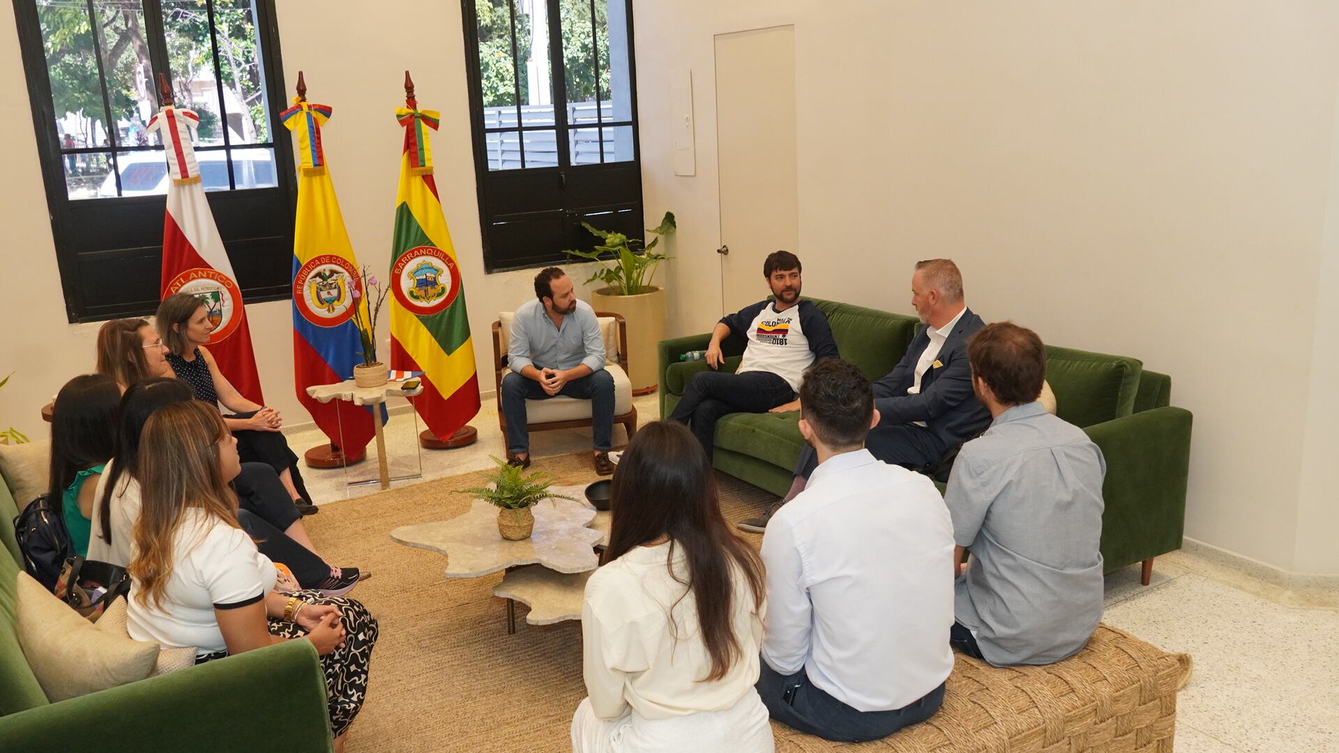 Reunión entre la Alcaldía de Barranquilla y la Fundación Hilton