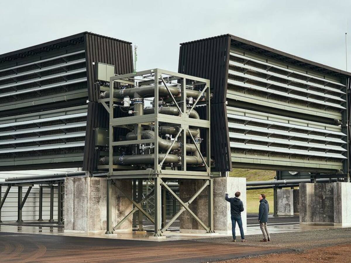 Comenzó a funcionar una planta que elimina dióxido de carbono