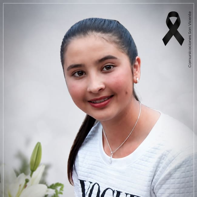 Valentina Cardona Henao, asesinada en San Vicente Ferrer- foto redes sociales