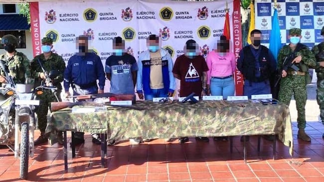 El operativo se desarrolló por parte de soldados del Batallón Nueva Granada de la Quinta Brigada en zona rural del municipio de San Pablo