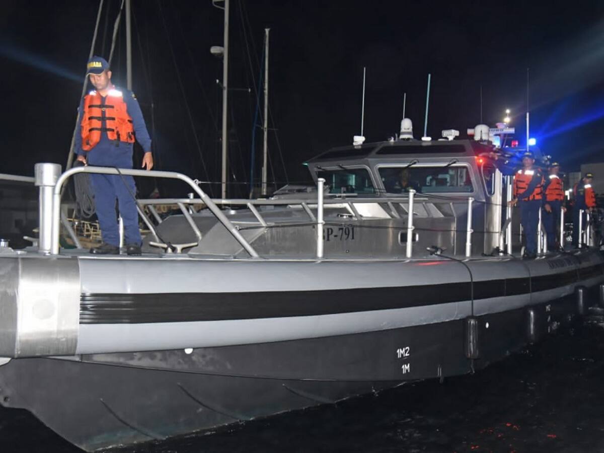 Rescataron a cinco brasileños tras sufrir emergencia en altamar en Golfo de Morrosquillo