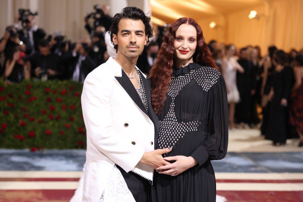 Joe Jonas y Sophie Turner en la Met Gala 2022