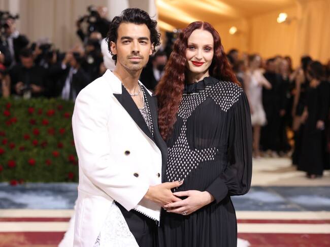 Joe Jonas y Sophie Turner en la Met Gala 2022