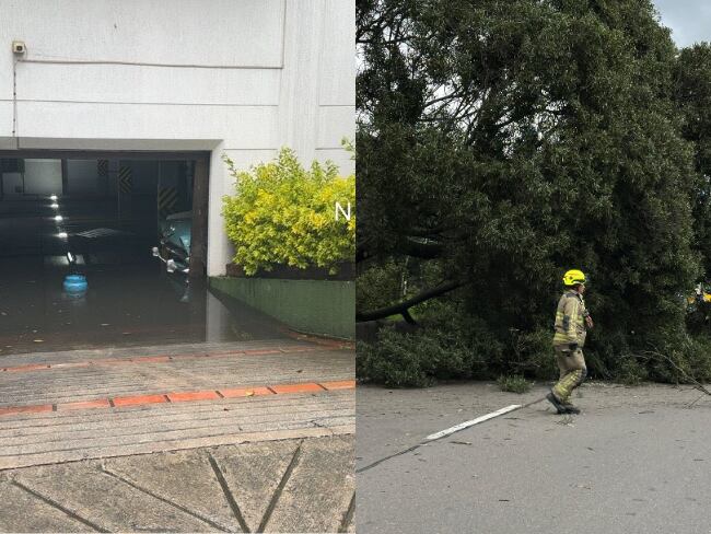 Cortesía: IDIGER y Bomberos de Bogotá