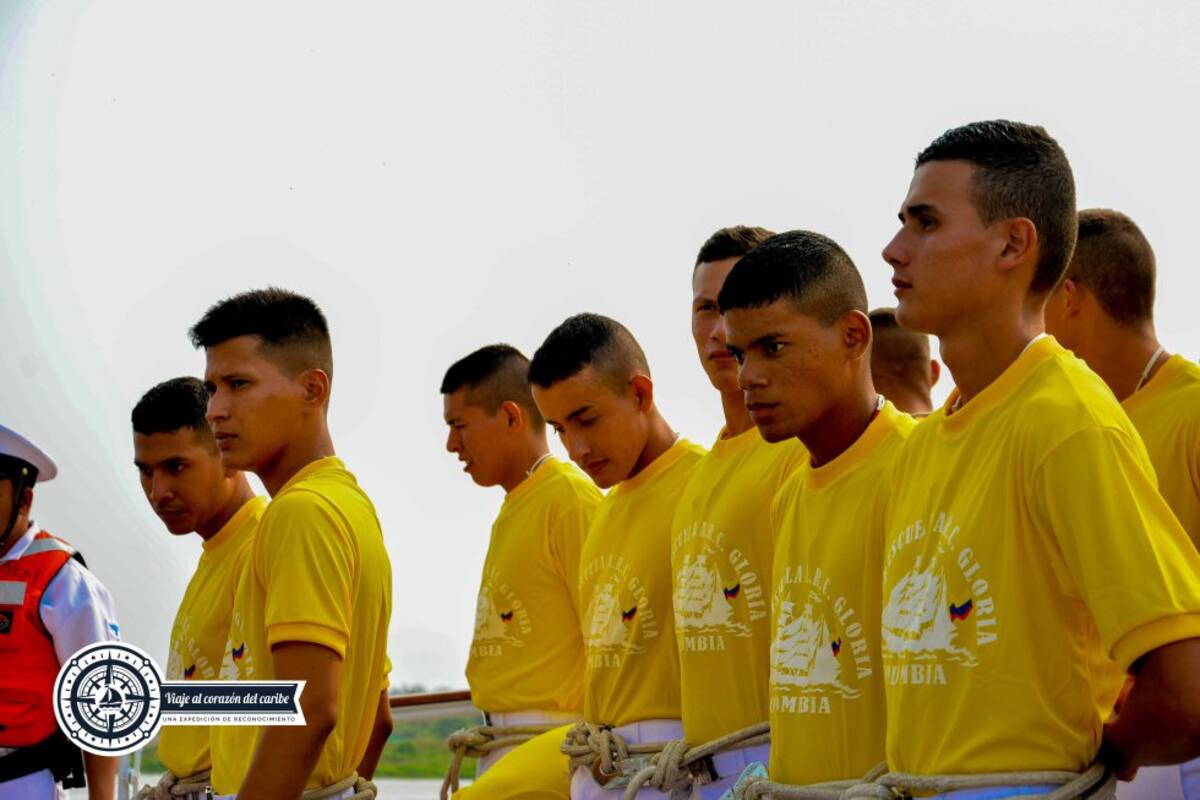 A bordo del Buque Gloria