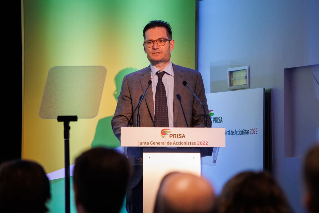 Joseph Oughourlian, presidente del Grupo Prisa. Foto: Alejandro Martinez Velez/Europa Press via Getty Images