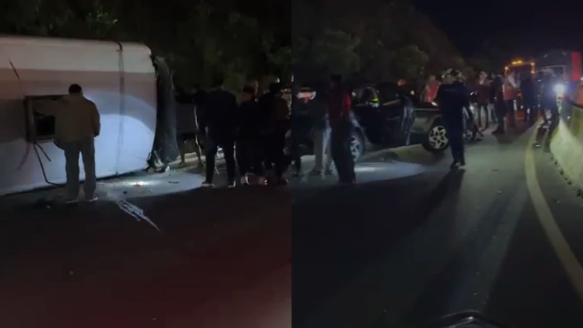 Grave accidente en la vía Bogotá – La Vega: bus se volcó y deja personas heridas