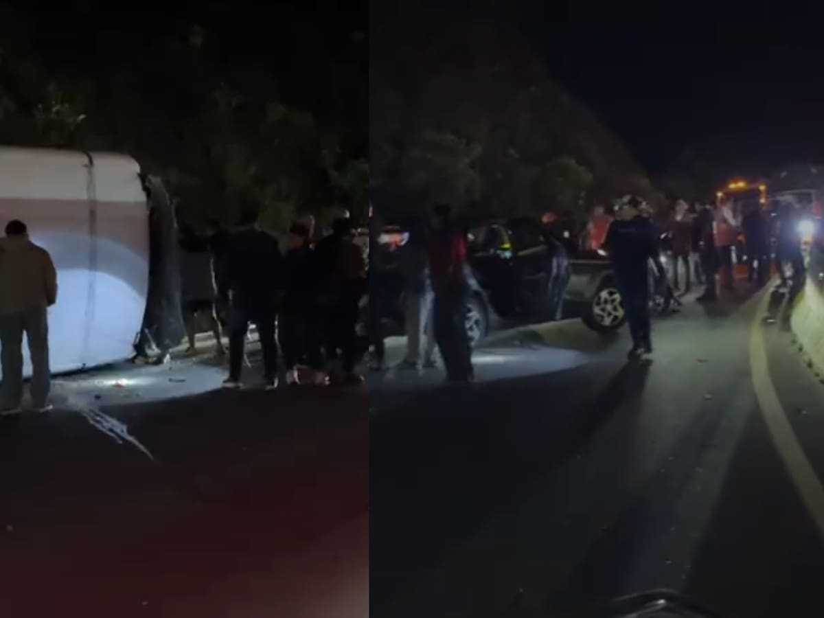 Grave accidente en la vía Bogotá – La Vega: bus se volcó y deja personas heridas