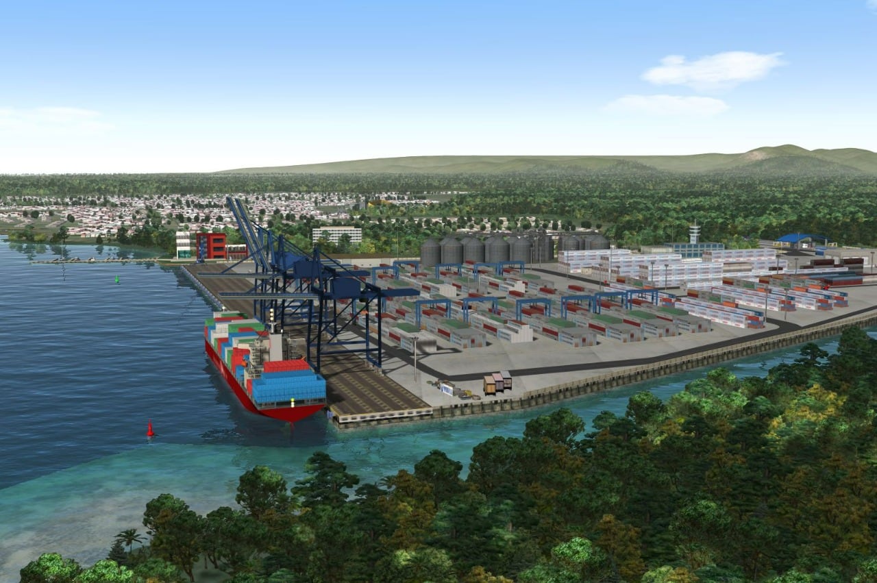 Así quedaría el Puerto Pisisí en el Urabá. Foto: ANI.