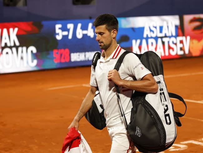 Novak Djokovic no jugará la final del ATP 250 de Belgrado