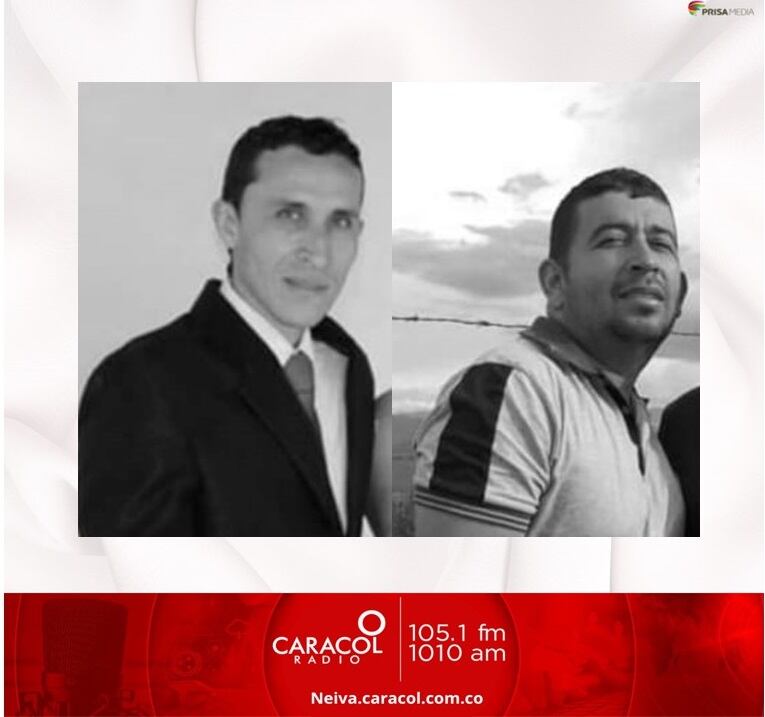 Las dos víctimas eran oriundas del municipio de Paicol- Huila.