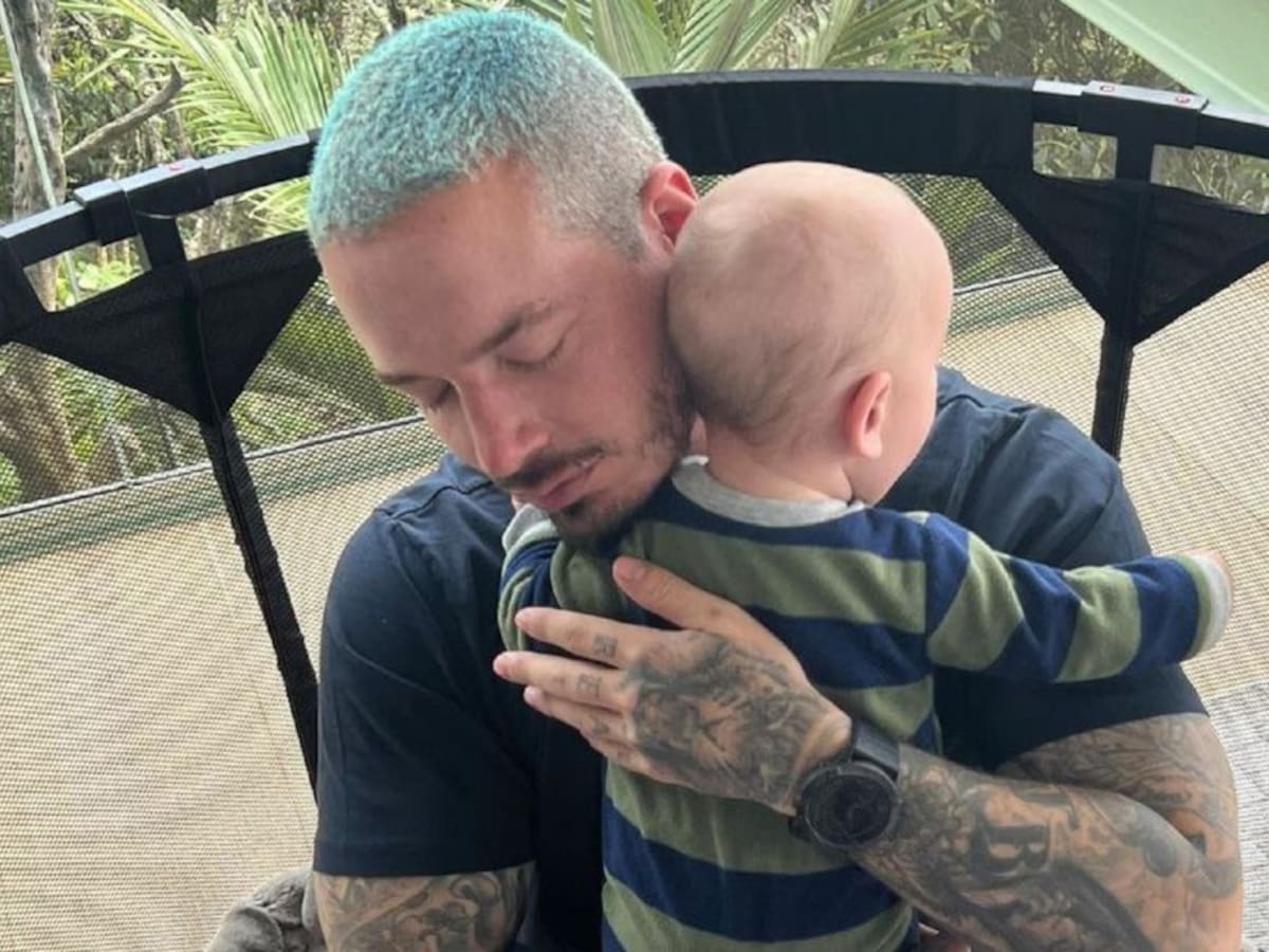Revelan la primera fotografía del rostro de Río, el bebé de JBalvin