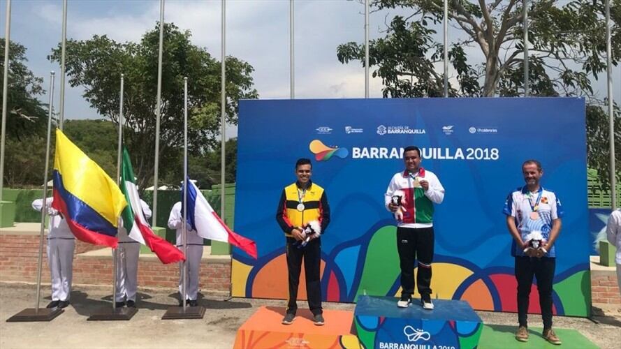 Se estaban retrasando las medallas: Iván López, tirador colombiano. Foto: Barranquilla 2018