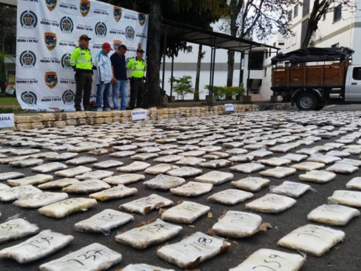Incautan cargamento de marihuana en Ibagué