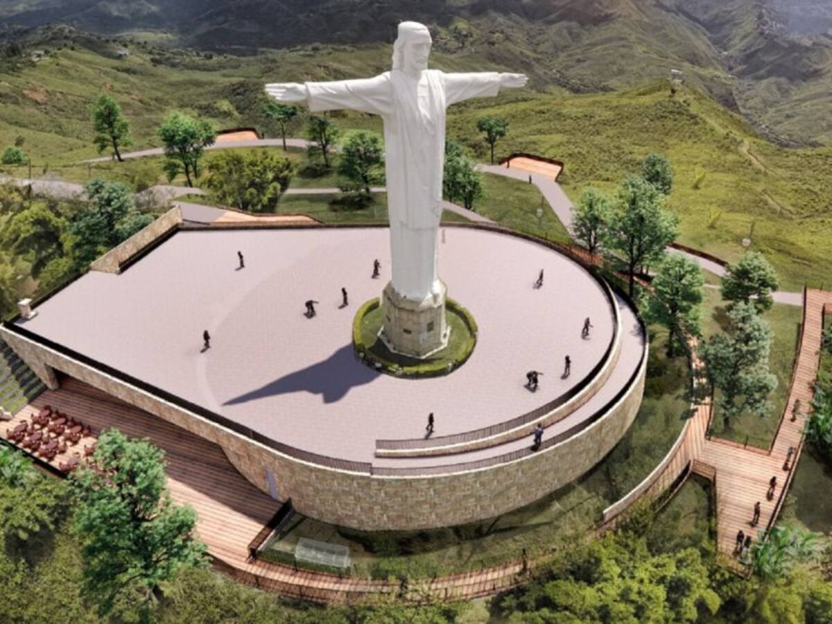 El Parque Turístico Cristo Rey a 1.460 metros sobre el nivel del mar