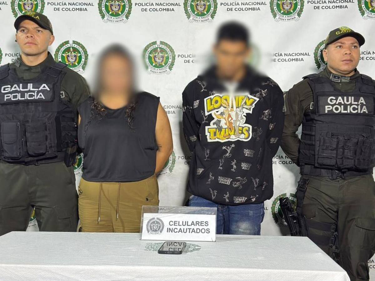 Capturados en Itagüí dos presuntos extorsionistas que exigían $10 millones a un ciudadano