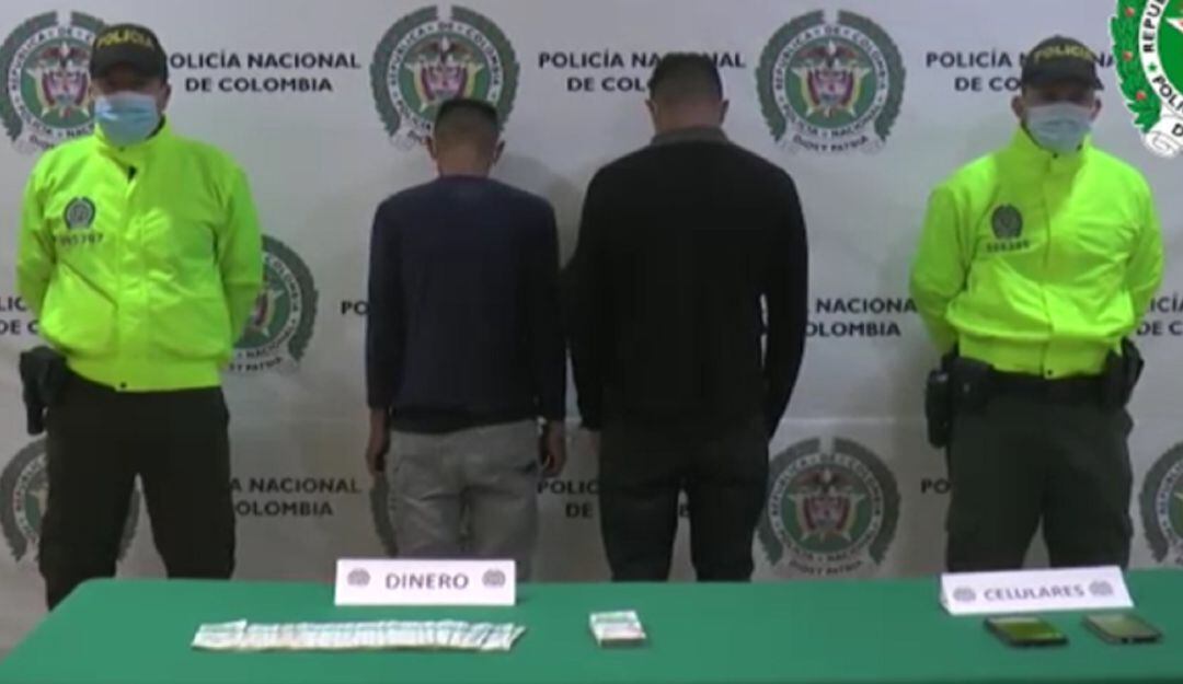 Venezolanos capturados con 20 millones de pesos en Salento, Quindío