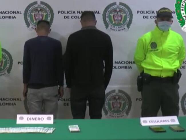 Venezolanos capturados con 20 millones de pesos en Salento, Quindío