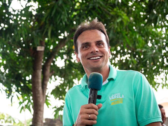 Alfredo Varela, candidato a la Gobernación del Atlántico. Foto: Campaña de Alfredo Varela / Facebook @AlfredoVarelad