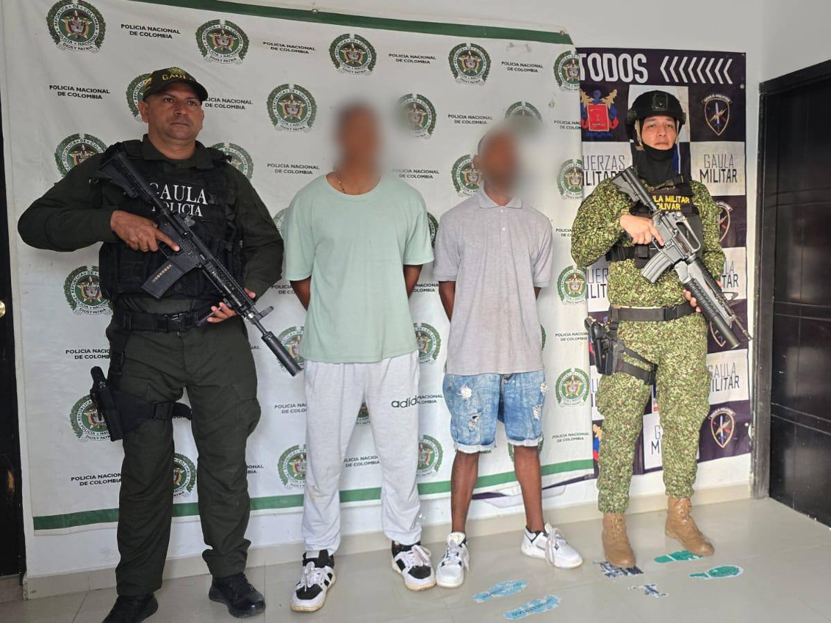 Capturados presuntos extorsionistas que delinquían en los Montes de María