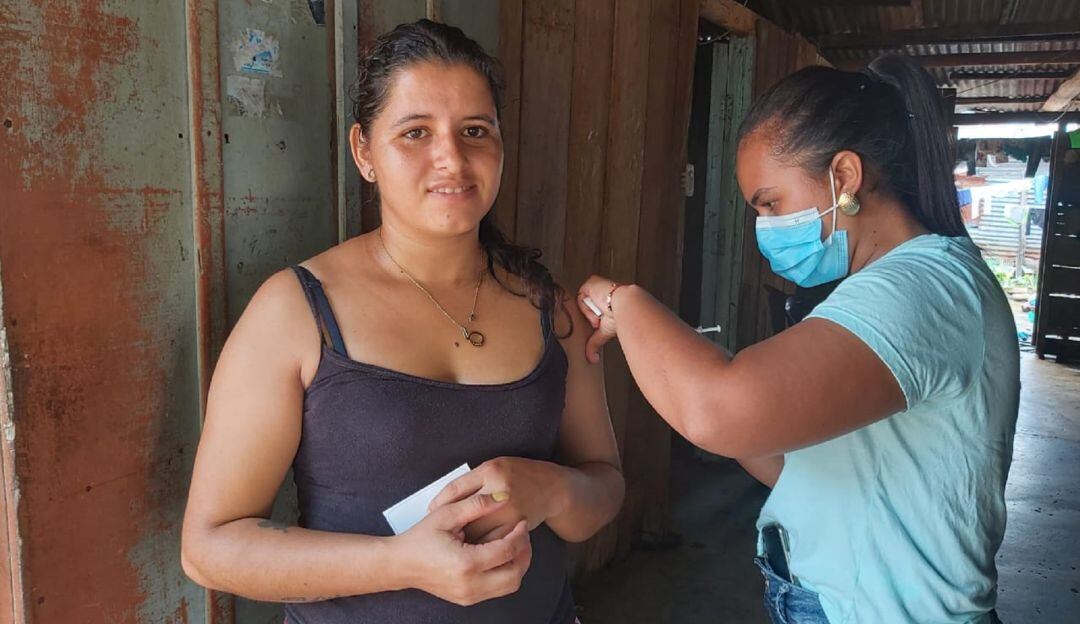 Habitantes del municipio de Morelia-Caquetá, dejan el tapabocas cumplieron con la norma nacional.