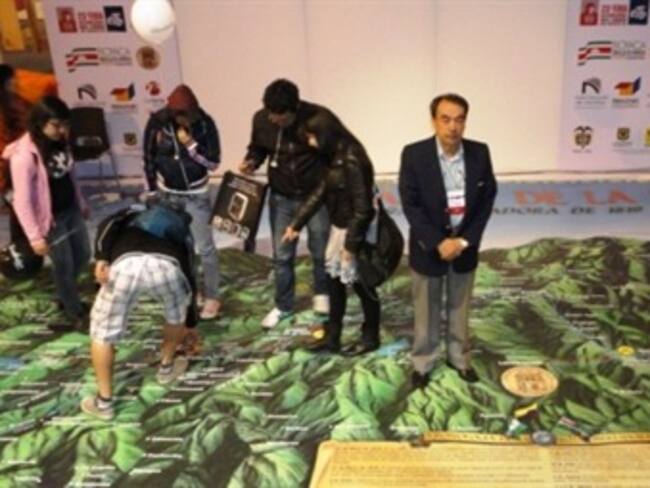 El mapa de la ruta libertadora, que todos “pisan y señalan”