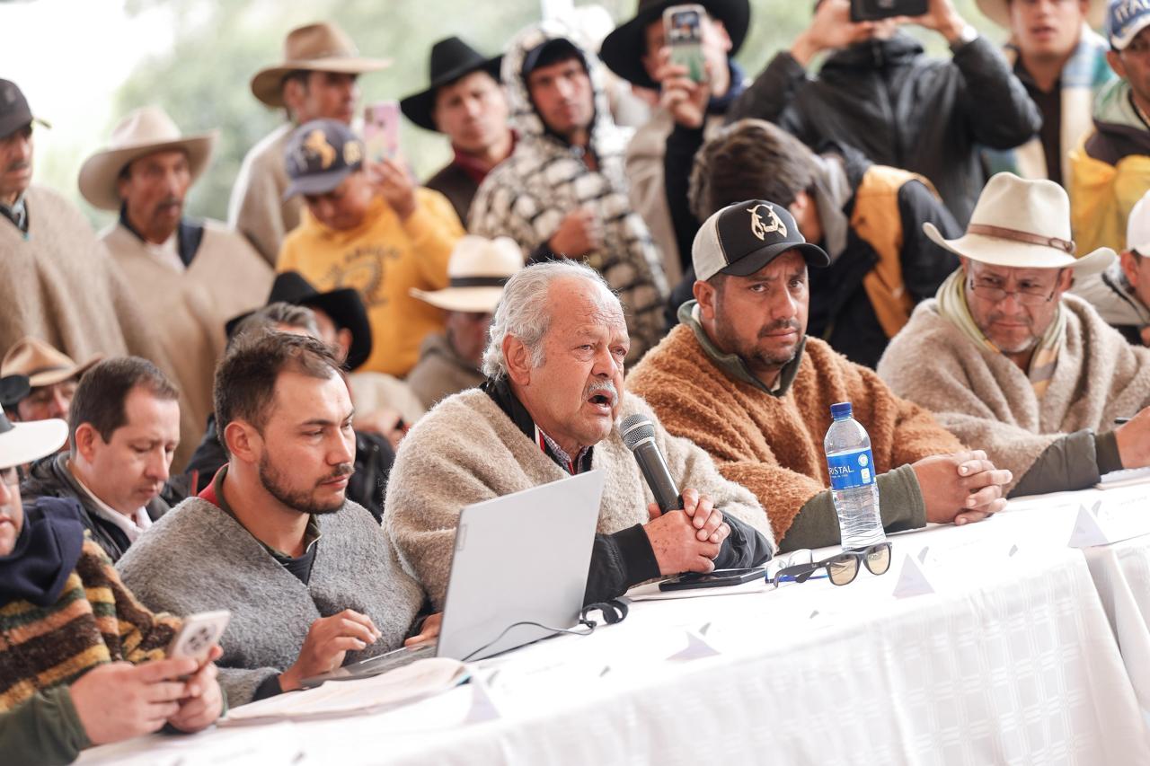 Representantes del paro paramero del Nororiente de Boyacá