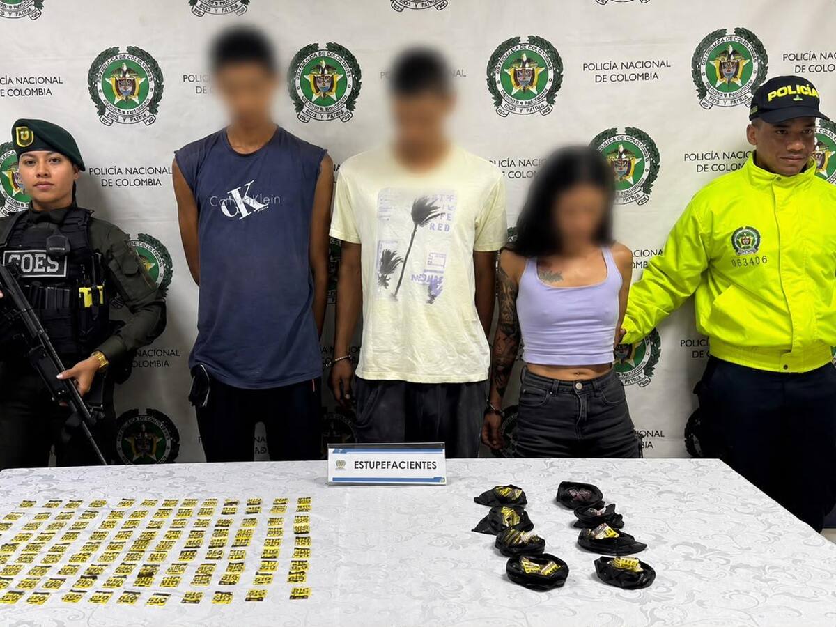 Policía Valle captura a tres presuntos integrantes de “Los Flacos” en Cartago