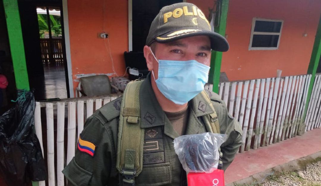 Mayor Fernando Medina, comandante Distrito No. 4 de Salamina