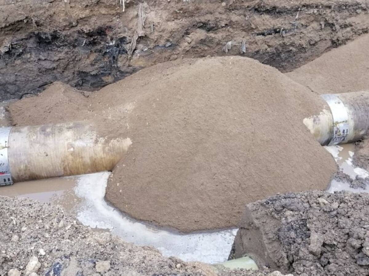 Acuacar concluyó reparación de tubería de llenado del tanque Colinas