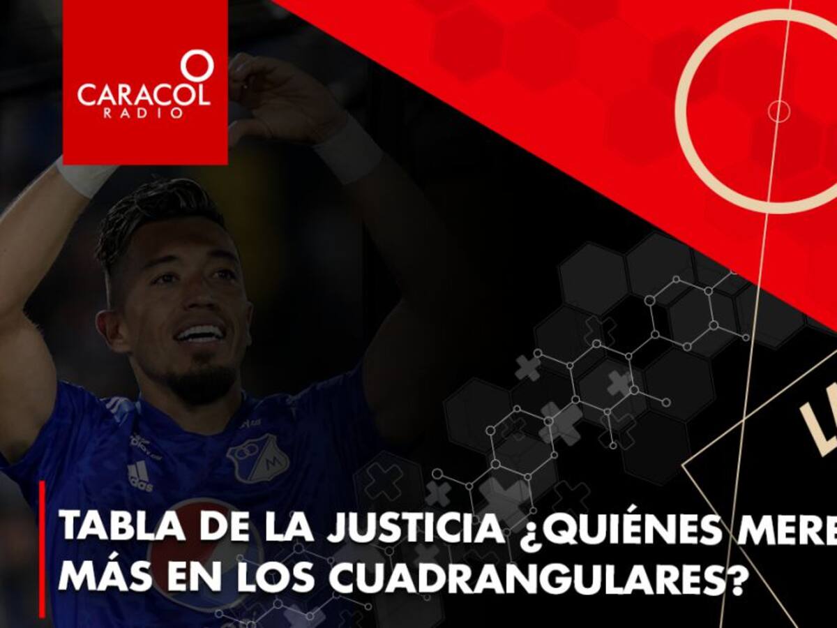 Tabla de la justicia ¿Quiénes merecieron más en los cuadrangulares?