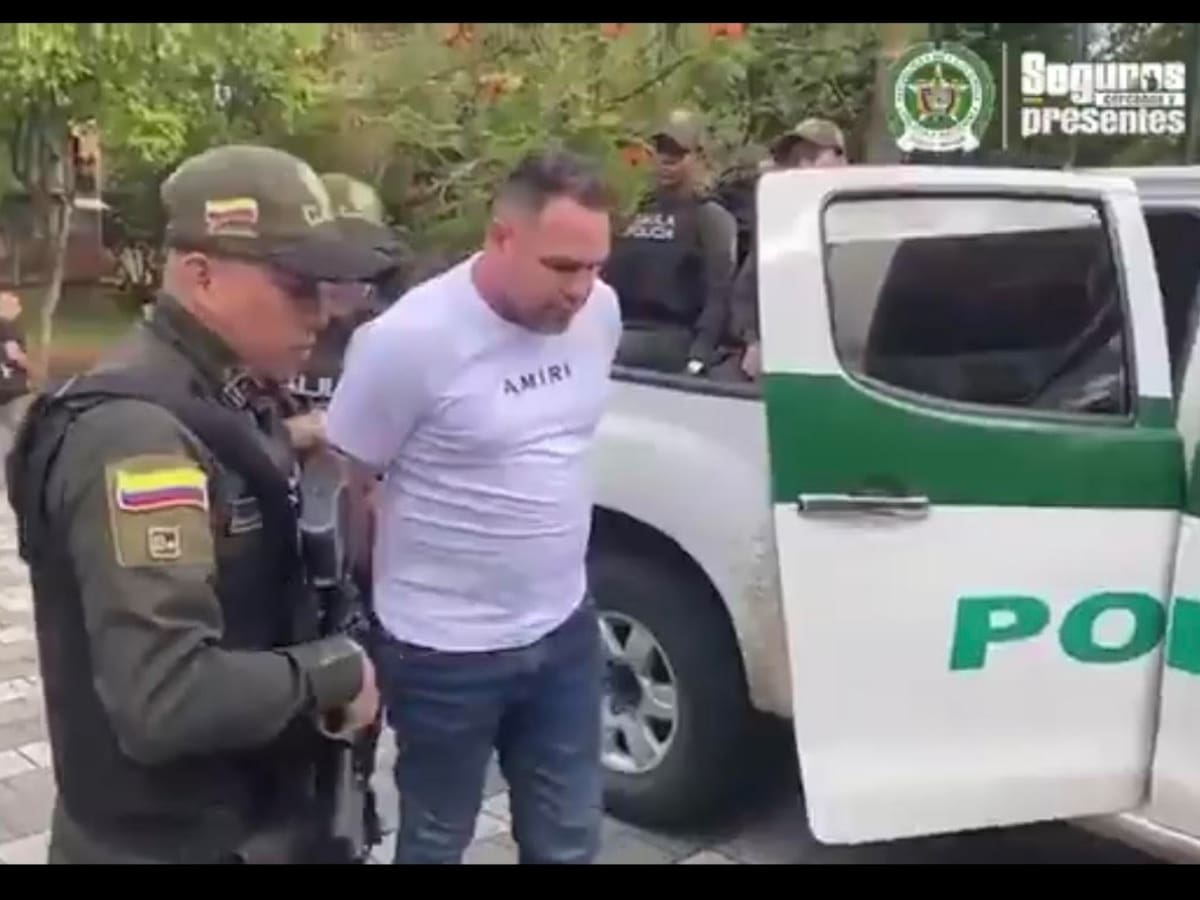 Alias ‘Adriancito’, cabecilla del Tren de Aragua, fue capturado en La Ceja, Antioquia