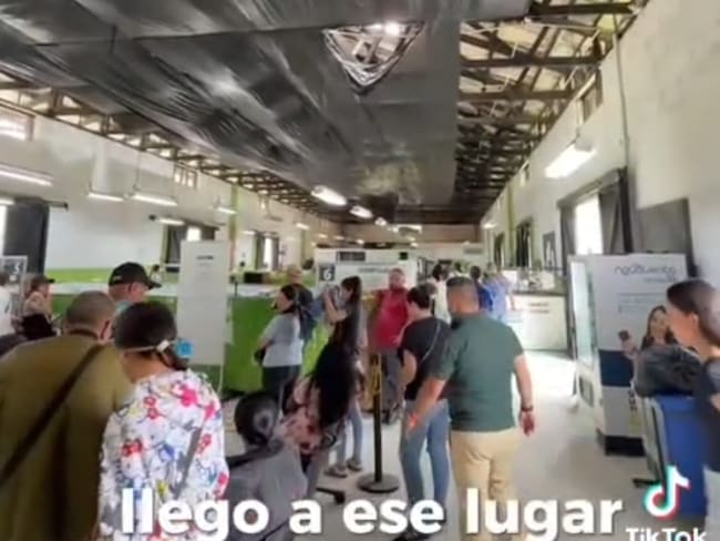 Instalaciones de tránsito en Armenia, antigua estación del ferrocarril. Foto: Cortesía Tik Tok Andrea Londoño