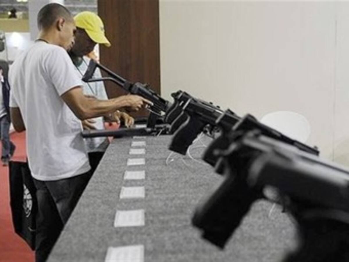 Alarmante aumento de venta de armas en Brasil