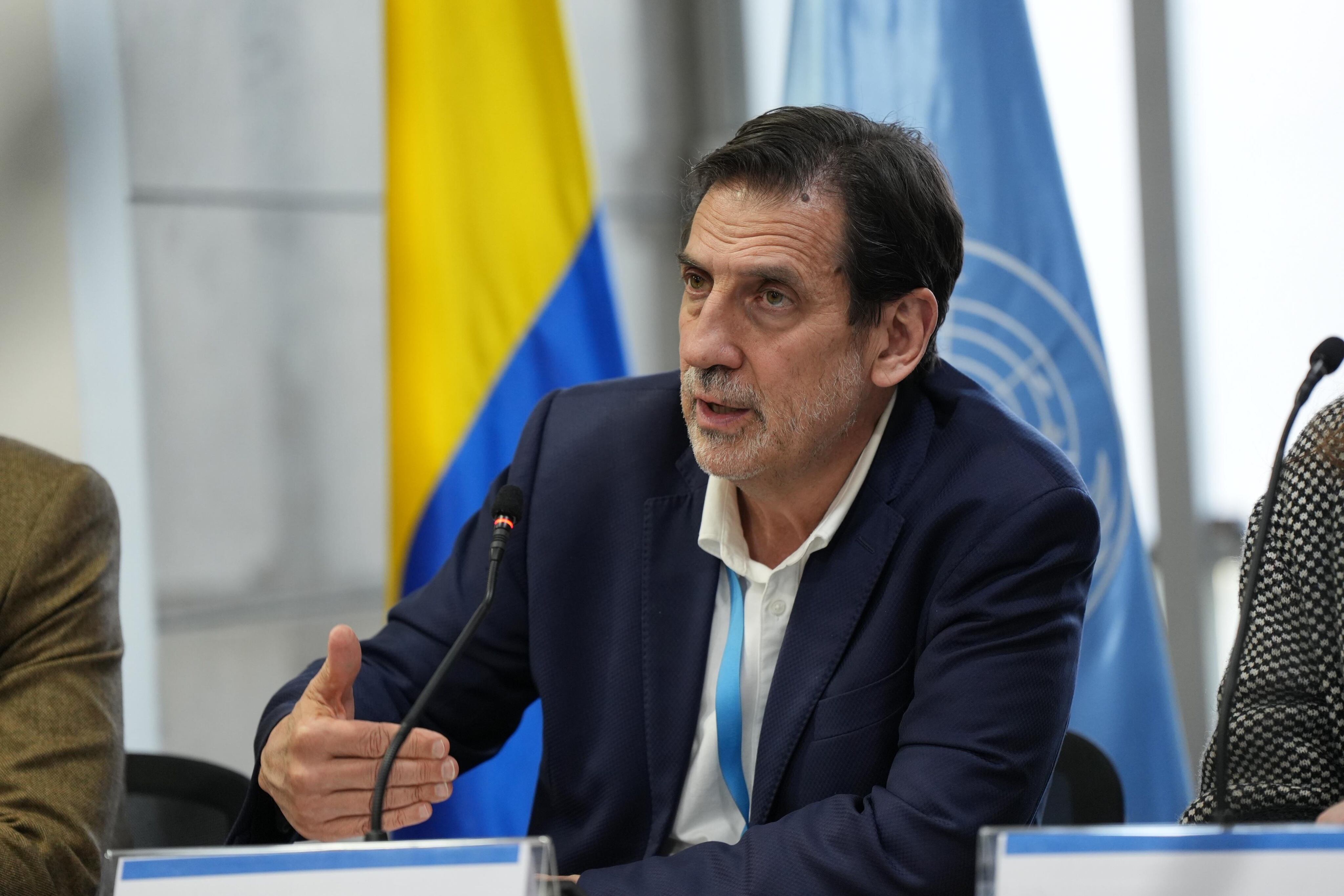 El jefe interino de la Misión de Verificación de Naciones Unidas en Colombia, Raúl Rosende