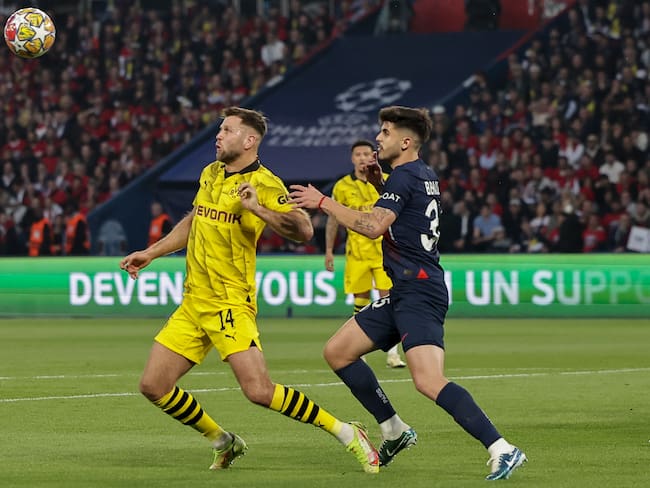 Duelo entre PSG y Borussia Dortmund en las semifinales de la Champions Leahe EFE/EPA/CHRISTOPHE PETIT TESSON