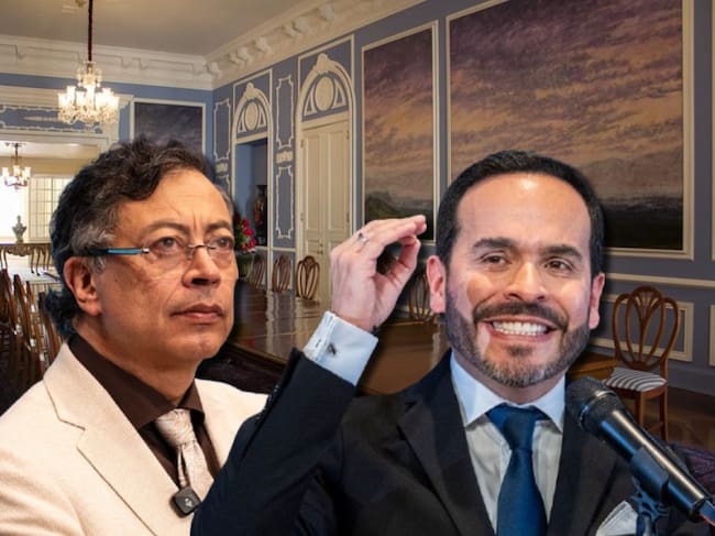 Salón Azul, Gustavo Petro y Abelardo de la Espriella. Fotos: Suministrada / (Photo by Lev Radin/Pacific Press/LightRocket via Getty Images) / (Photo by Diego Cuevas/Getty Images)