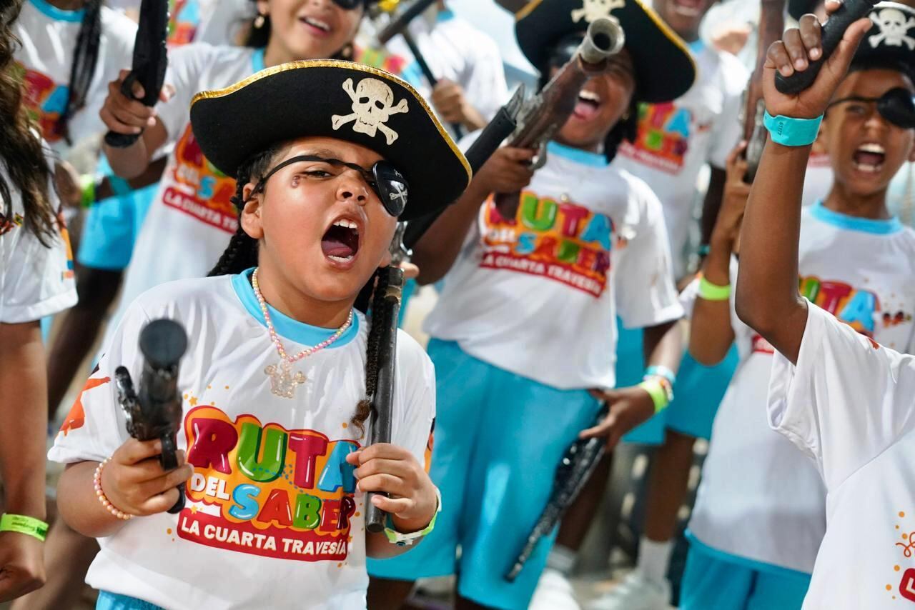 Un viaje lleno de aventuras en el mar de los 7 colores: la Ruta del Saber llega al Acuario de San Andrés