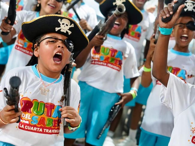 Un viaje lleno de aventuras en el mar de los 7 colores: la Ruta del Saber llega al Acuario de San Andrés