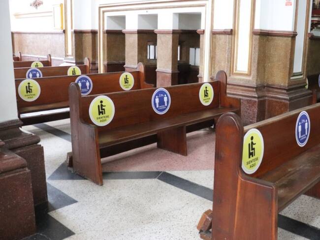 En el Tolima reabren la primera iglesia católica