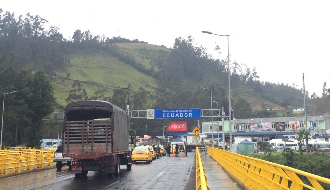 El puente internacional de Rumichaca 