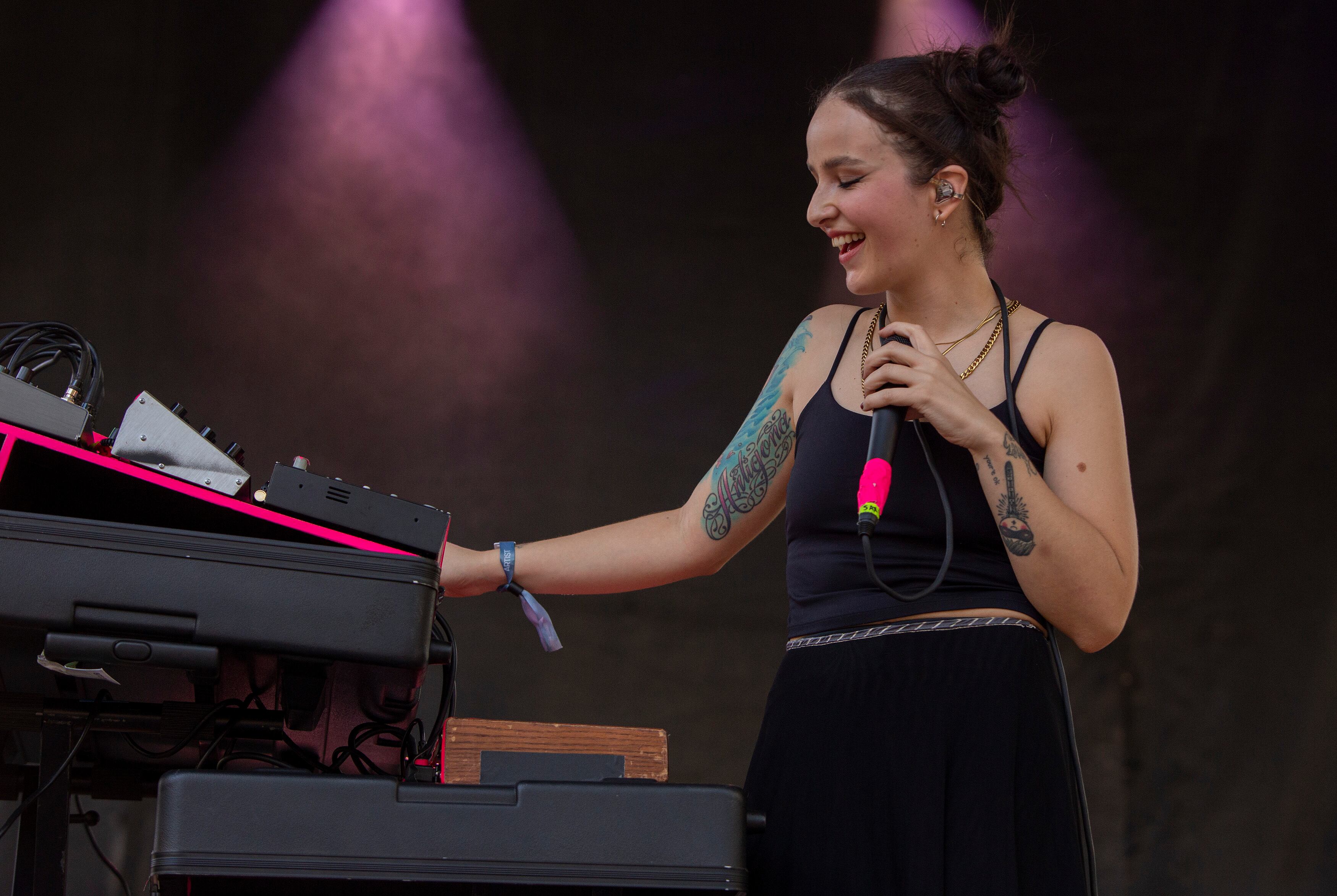CHICAGO, IL - SEPTEMBER 10: Ela Minus performs during the 2021 Pitchfork Music Festival at Union Park on September 10, 2021 in Chicago, Illinois. (Photo by Barry Brecheisen/Getty Images)