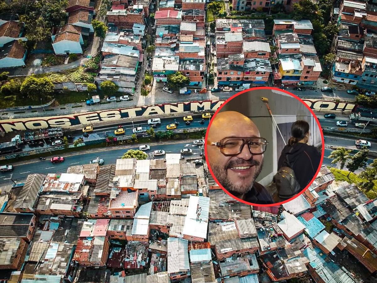 Después de siete días de restaurado, concejal “El Gury” pintó de gris el mural “Nos Están Matando”