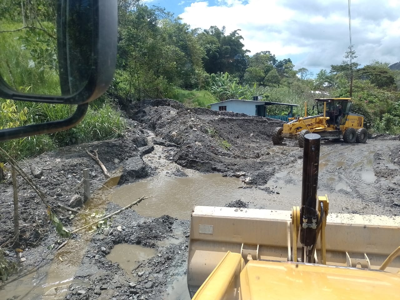 Habilitan paso provisional en la vereda Caracoles Bajo, municipio de Páez / Alcaldía de Páez