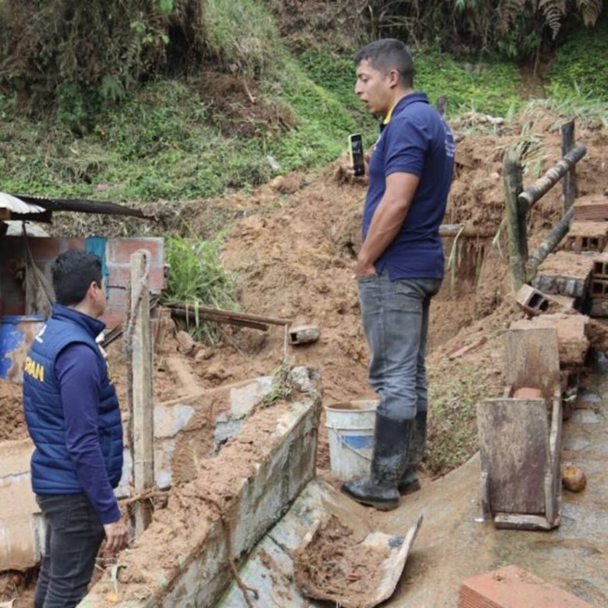 Emergencia por las lluvias en Nariño, Antioquia: 29 deslizamientos